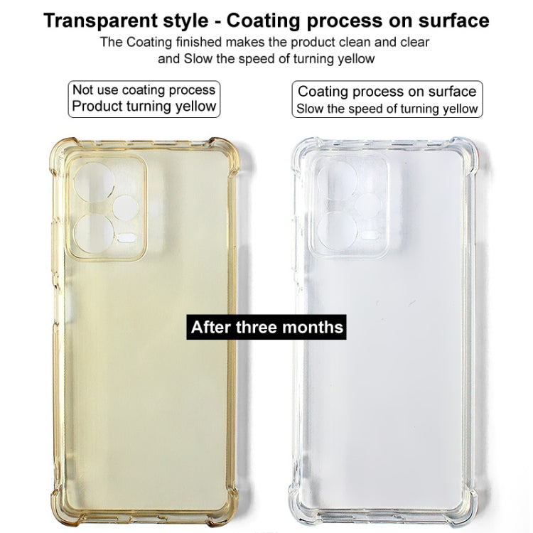 For Google Pixel 9 Pro XL imak Shockproof Airbag TPU Phone Case(Transparent Black) - Google Cases by imak | Online Shopping South Africa | PMC TechLife | Buy Now Pay Later Mobicred