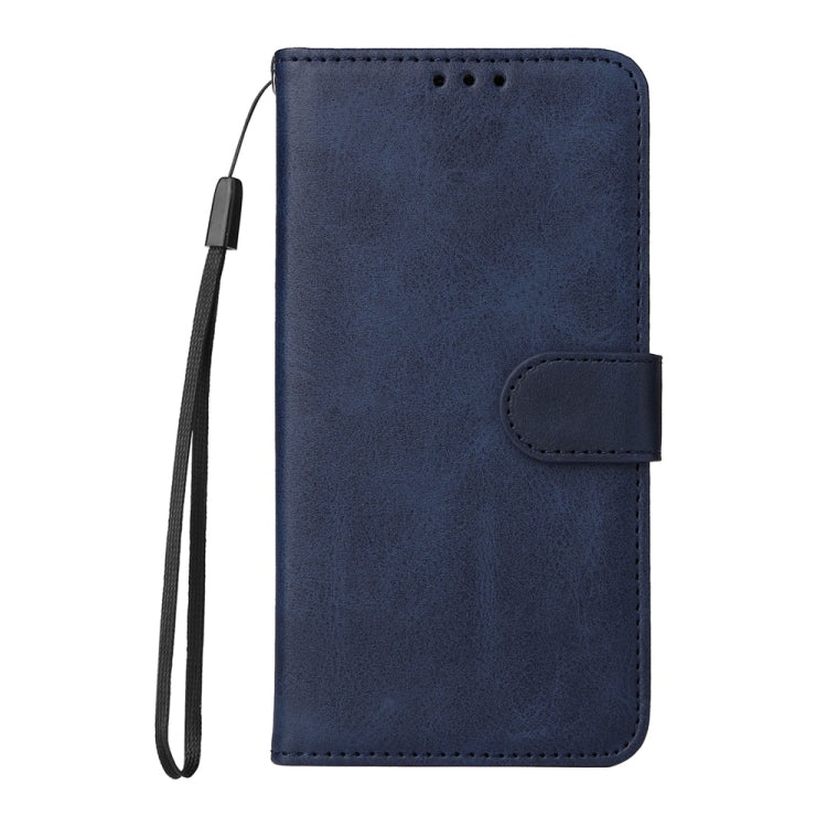 For Samsung Galaxy S25+ 5G Classic Calf Texture Flip Leather Phone Case(Blue) - Galaxy S25+ 5G Cases by PMC Jewellery | Online Shopping South Africa | PMC Jewellery | Buy Now Pay Later Mobicred