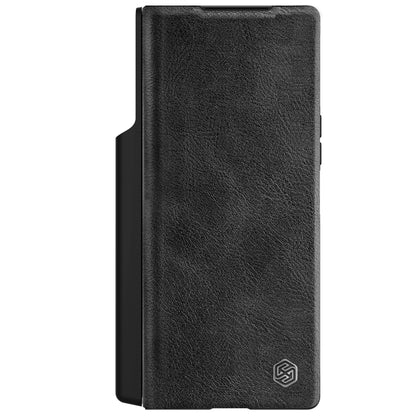 For Samsung Galaxy Z Fold6 5G NILLKIN QIN Series Pro Sliding Camera Cover Design Leather Phone Case(Black) - Galaxy Z Fold6 5G Cases by NILLKIN | Online Shopping South Africa | PMC Jewellery | Buy Now Pay Later Mobicred