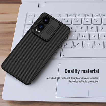 For OnePlus Nord CE4 Lite / OPPO K12x NILLKIN Black Mirror Series Camshield PC Phone Case(Black) - OnePlus Cases by NILLKIN | Online Shopping South Africa | PMC Jewellery | Buy Now Pay Later Mobicred