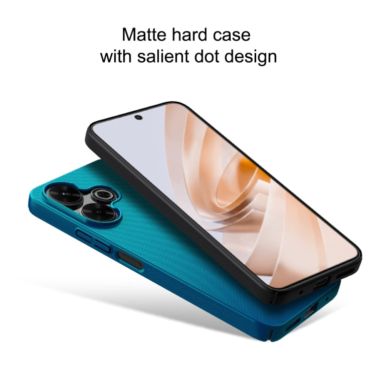 For Xiaomi Poco M6 4G NILLKIN Frosted PC Phone Case(Blue) - free shipping - PMC Jewellery - Order now!