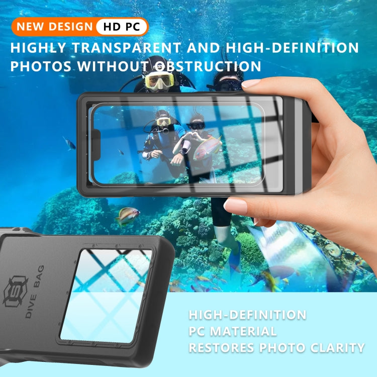 RedPepper 15m Depth Waterproof Phone Diving Pouch with Suction Cup(Black) - free shipping - PMC Jewellery - Order now!