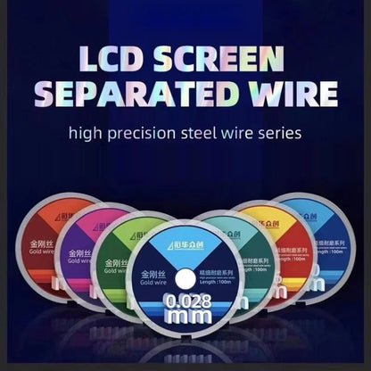 0.03mm x 100m Curved LCD Screen Separation Diamond Wire - Others by PMC Jewellery | Online Shopping South Africa | PMC Jewellery | Buy Now Pay Later Mobicred