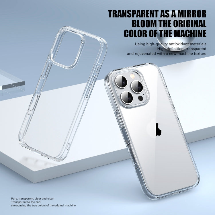 For iPhone 16 Plus PC Hybrid TPU Full Coverage Shockproof Phone Case(Transparent Purple) - iPhone 16 Plus Cases by PMC TechLife | Online Shopping South Africa | PMC TechLife | Buy Now Pay Later Mobicred