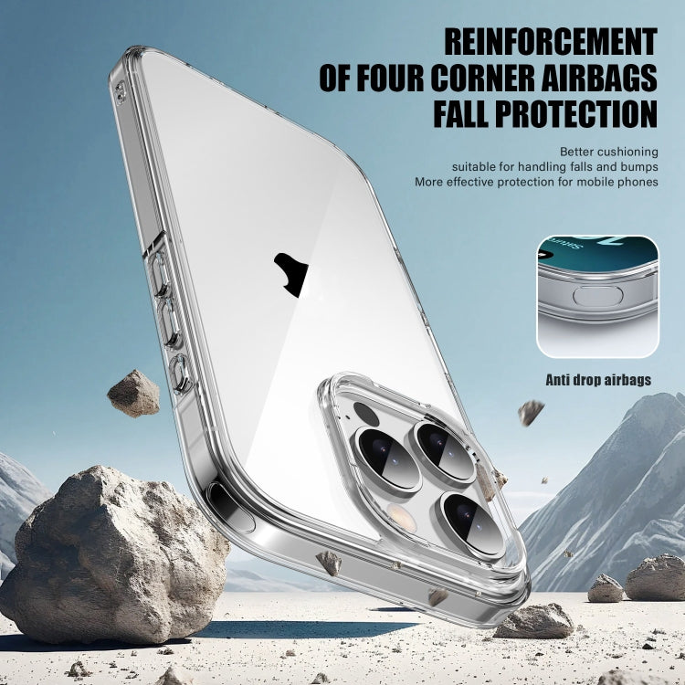 For iPhone 16 Plus PC Hybrid TPU Full Coverage Shockproof Phone Case(Transparent Purple) - iPhone 16 Plus Cases by PMC TechLife | Online Shopping South Africa | PMC TechLife | Buy Now Pay Later Mobicred