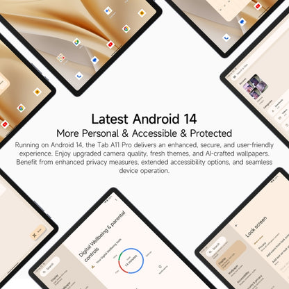 [HK Warehouse] Ulefone Tab A11 Pro Tablet PC, 8GB+128GB, 11 inch Android 14 MediaTek Helio G99 Octa Core 4G Network, EU Plug(Space Gray) - Other by Ulefone | Online Shopping South Africa | PMC Jewellery | Buy Now Pay Later Mobicred