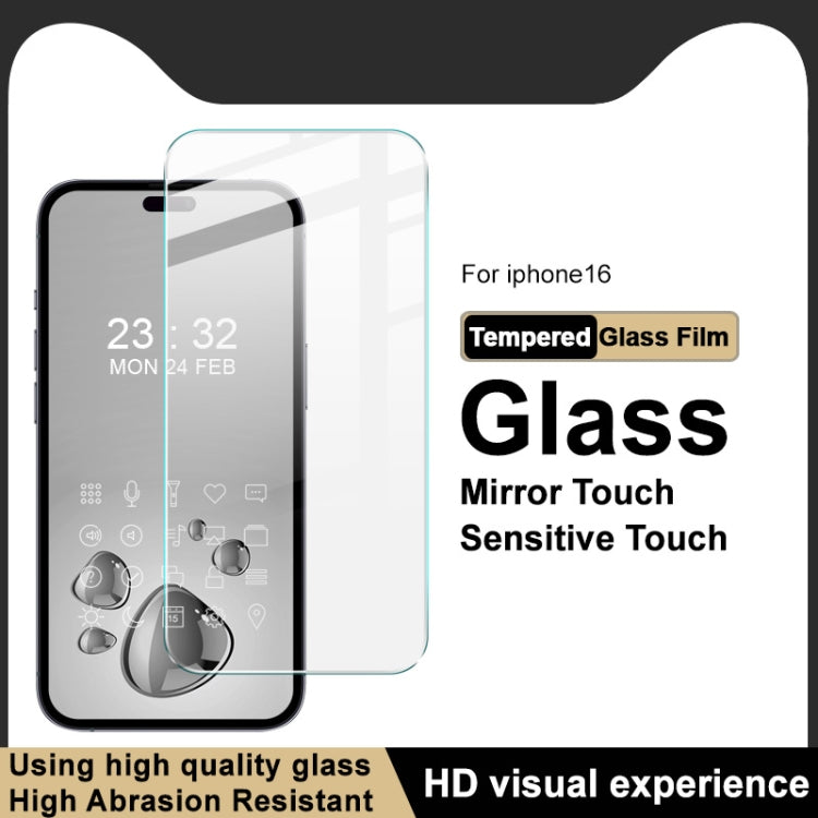 For iPhone 16 imak H Series Full Screen Tempered Glass Film - free shipping - PMC TechLife - Order now!