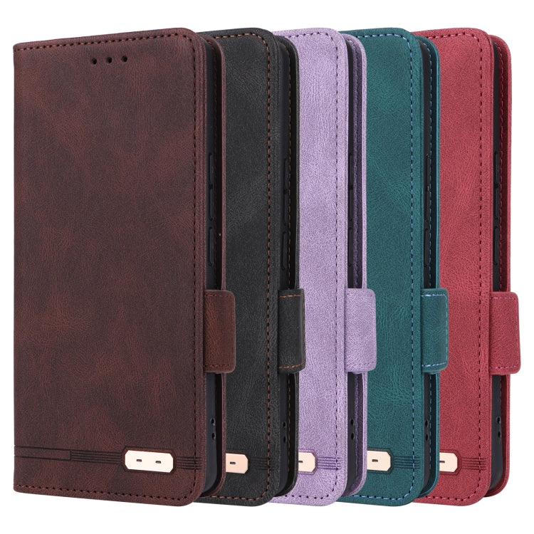 For iPhone 16 Pro Magnetic Clasp Leather Phone Case(Red) - iPhone 16 Pro Cases by PMC TechLife | Online Shopping South Africa | PMC TechLife | Buy Now Pay Later Mobicred