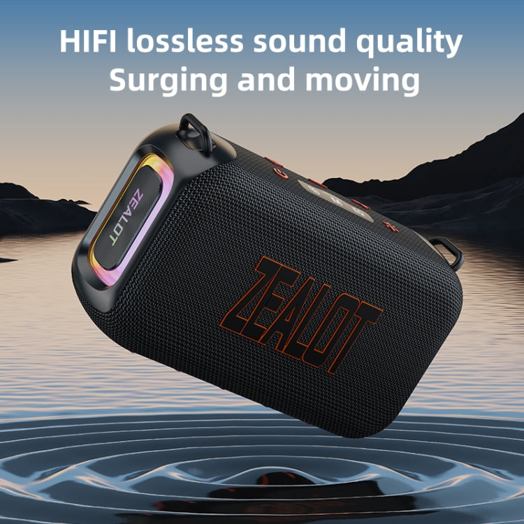 Zealot S85 50W Outdoor Waterproof Portable Bluetooth Speaker(Black) - Waterproof Speaker by ZEALOT | Online Shopping South Africa | PMC Jewellery | Buy Now Pay Later Mobicred