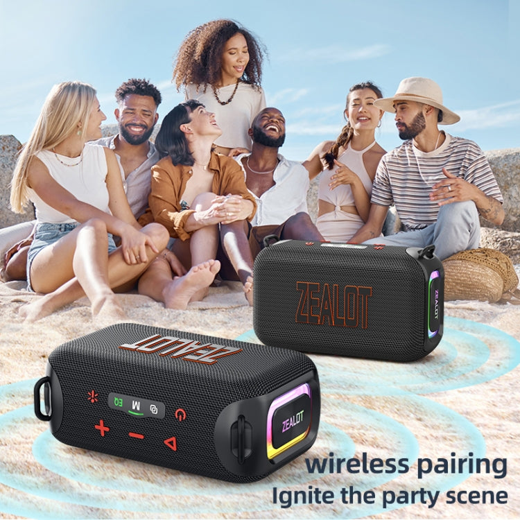 Zealot S85 50W Outdoor Waterproof Portable Bluetooth Speaker(Black) - free shipping - PMC Jewellery - Order now!