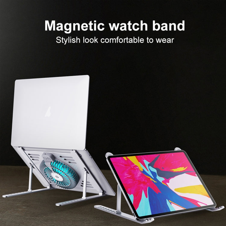 R- JUST HZ44 Aluminum Alloy Laptop Cooling Stand(Black) - free shipping - PMC Jewellery - Order now!