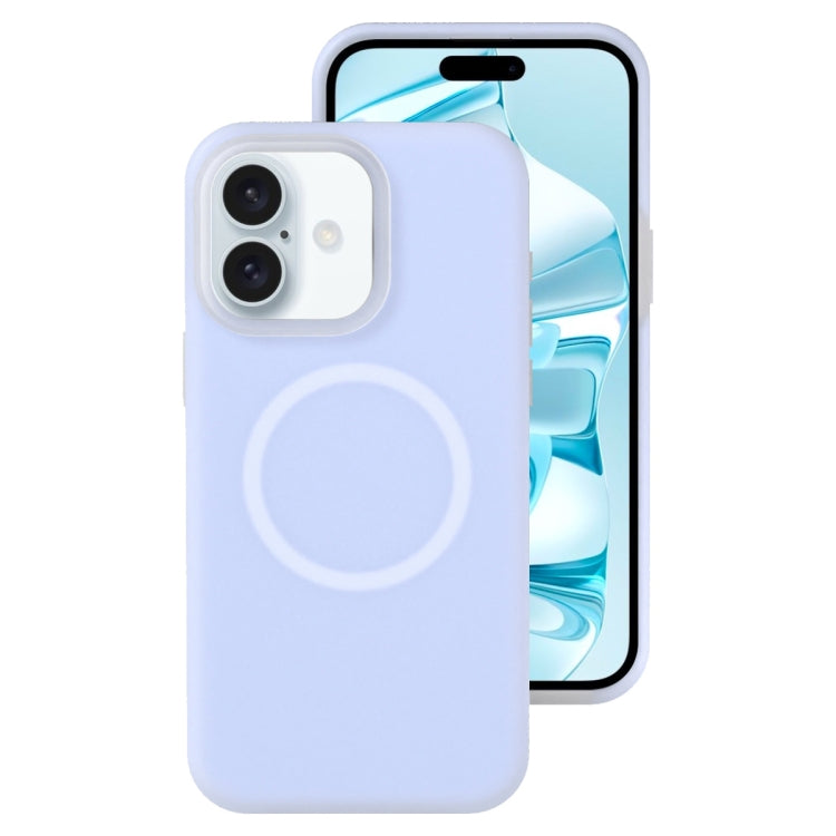 For iPhone 16 Jelly Liquid Silicone MagSafe Magnetic Phone Case(Purple) - iPhone 16 Cases by PMC TechLife | Online Shopping South Africa | PMC TechLife | Buy Now Pay Later Mobicred