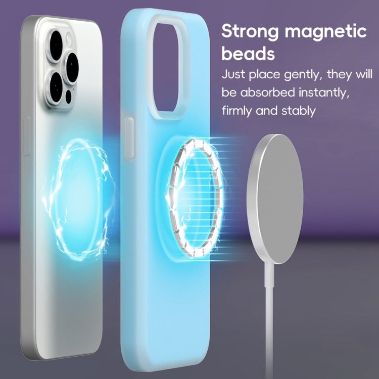 For iPhone 16 Jelly Liquid Silicone MagSafe Magnetic Phone Case(Orange) - iPhone 16 Cases by PMC TechLife | Online Shopping South Africa | PMC TechLife | Buy Now Pay Later Mobicred
