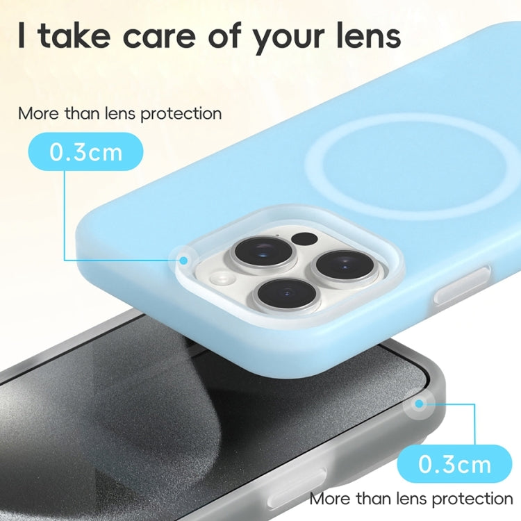 For iPhone 16 Jelly Liquid Silicone MagSafe Magnetic Phone Case(Berry Powder) - iPhone 16 Cases by PMC TechLife | Online Shopping South Africa | PMC TechLife | Buy Now Pay Later Mobicred