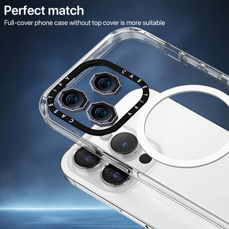 For iPhone 16 Pro / 16 Pro Max HD Lens Protective Film with Diamond(Rose Red) - iPhone 16 Pro Max Tempered Glass by PMC TechLife | Online Shopping South Africa | PMC TechLife | Buy Now Pay Later Mobicred