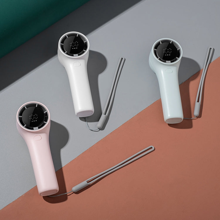 N606 Pro HD Digital Display Mini Handheld Fan(Pink) - Electric Fans by PMC TechLife | Online Shopping South Africa | PMC TechLife | Buy Now Pay Later Mobicred