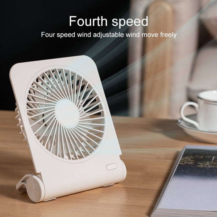 N602 Type-C Thin Desktop Fan(White) - Electric Fans by PMC TechLife | Online Shopping South Africa | PMC TechLife | Buy Now Pay Later Mobicred
