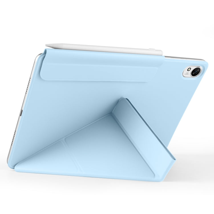 For Huawei MatePad 11.5 / 11.5S Fixed Buckle Magnetic Deformation Leather Tablet Case(Ice Blue) - Huawei by PMC TechLife | Online Shopping South Africa | PMC TechLife | Buy Now Pay Later Mobicred