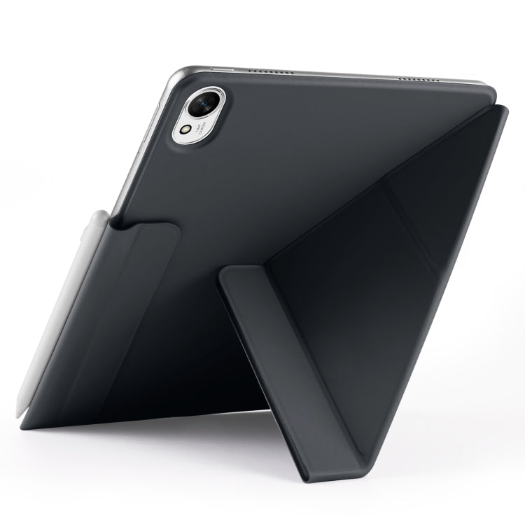 For Huawei MatePad 11.5 / 11.5S Fixed Buckle Magnetic Deformation Leather Tablet Case(Black) - Huawei by PMC TechLife | Online Shopping South Africa | PMC TechLife | Buy Now Pay Later Mobicred