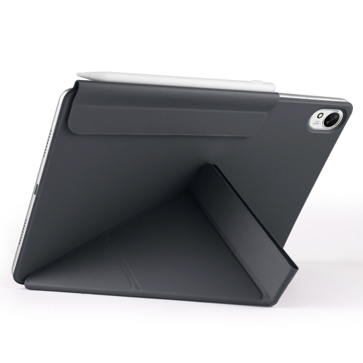 For Huawei MatePad 11.5 / 11.5S Fixed Buckle Magnetic Deformation Leather Tablet Case(Black) - Huawei by PMC TechLife | Online Shopping South Africa | PMC TechLife | Buy Now Pay Later Mobicred