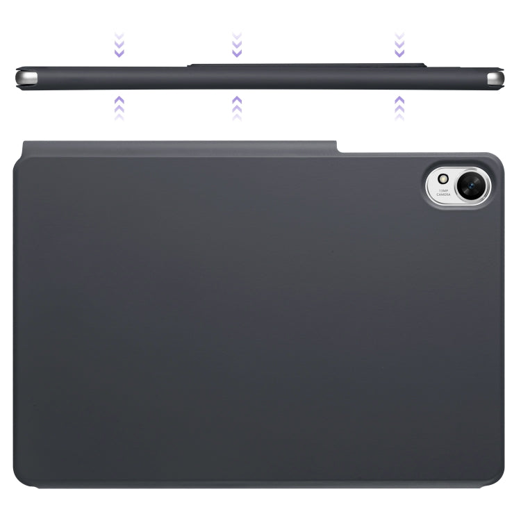 For Huawei MatePad 11.5 / 11.5S Fixed Buckle Magnetic Deformation Leather Tablet Case(Black) - Huawei by PMC TechLife | Online Shopping South Africa | PMC TechLife | Buy Now Pay Later Mobicred