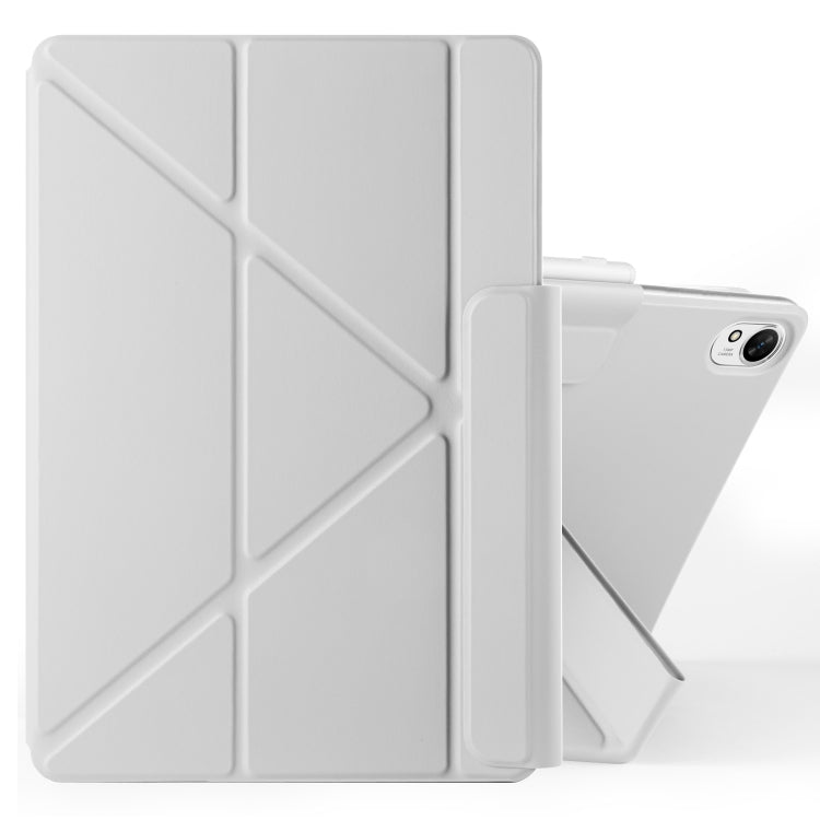 For Huawei MatePad 11.5 / 11.5S Fixed Buckle Magnetic Deformation Leather Tablet Case(Grey) - Huawei by PMC TechLife | Online Shopping South Africa | PMC TechLife | Buy Now Pay Later Mobicred