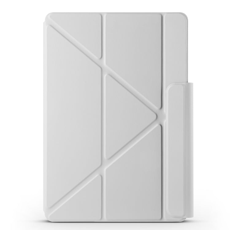 For Huawei MatePad 11.5 / 11.5S Fixed Buckle Magnetic Deformation Leather Tablet Case(Grey) - Huawei by PMC TechLife | Online Shopping South Africa | PMC TechLife | Buy Now Pay Later Mobicred