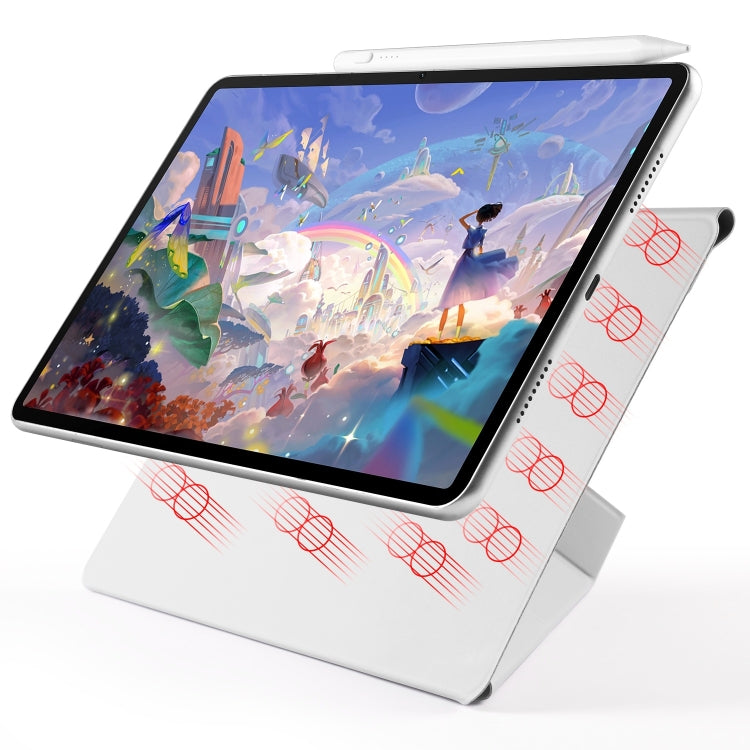 For Huawei MatePad 11.5 / 11.5S Fixed Buckle Magnetic Deformation Leather Tablet Case(Grey) - Huawei by PMC TechLife | Online Shopping South Africa | PMC TechLife | Buy Now Pay Later Mobicred