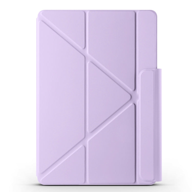 For Huawei MatePad 11.5 / 11.5S Fixed Buckle Magnetic Deformation Leather Tablet Case(Purple) - Huawei by PMC TechLife | Online Shopping South Africa | PMC TechLife | Buy Now Pay Later Mobicred