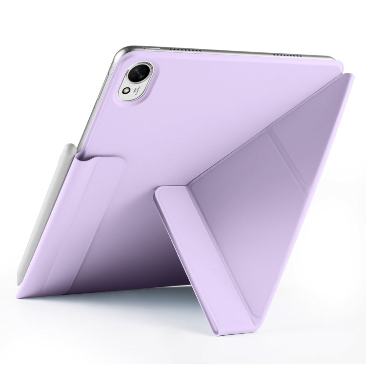 For Huawei MatePad 11.5 / 11.5S Fixed Buckle Magnetic Deformation Leather Tablet Case(Purple) - Huawei by PMC TechLife | Online Shopping South Africa | PMC TechLife | Buy Now Pay Later Mobicred