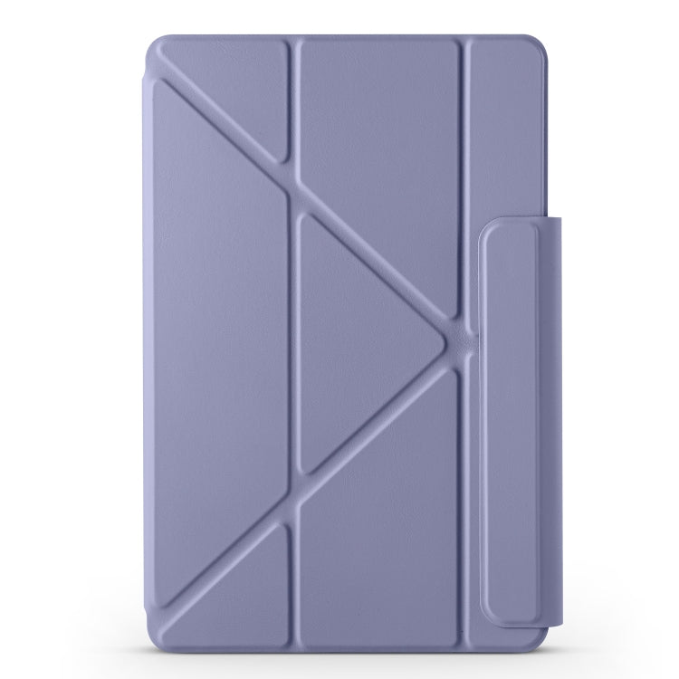 For Huawei MatePad 11 2021 Fixed Buckle Magnetic Deformation Leather Tablet Case(Lavender Purple) - free shipping - PMC TechLife - Order now!