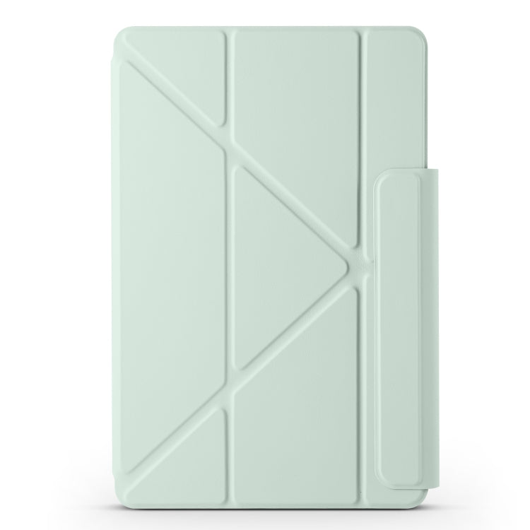 For Huawei MatePad Pro 13.2 2023 Fixed Buckle Magnetic Deformation Leather Tablet Case(Baby Green) - Huawei by PMC TechLife | Online Shopping South Africa | PMC TechLife | Buy Now Pay Later Mobicred