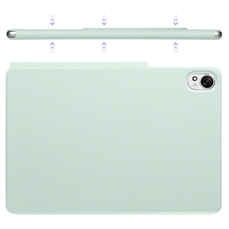 For Huawei MatePad Air 12 2024 Fixed Buckle Magnetic Deformation Leather Tablet Case(Baby Green) - Huawei by PMC TechLife | Online Shopping South Africa | PMC TechLife | Buy Now Pay Later Mobicred