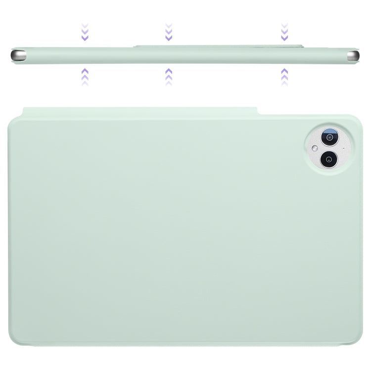 For Huawei MatePad Pro 12.2 2024 Fixed Buckle Magnetic Deformation Leather Tablet Case(Baby Green) - Huawei by PMC TechLife | Online Shopping South Africa | PMC TechLife | Buy Now Pay Later Mobicred