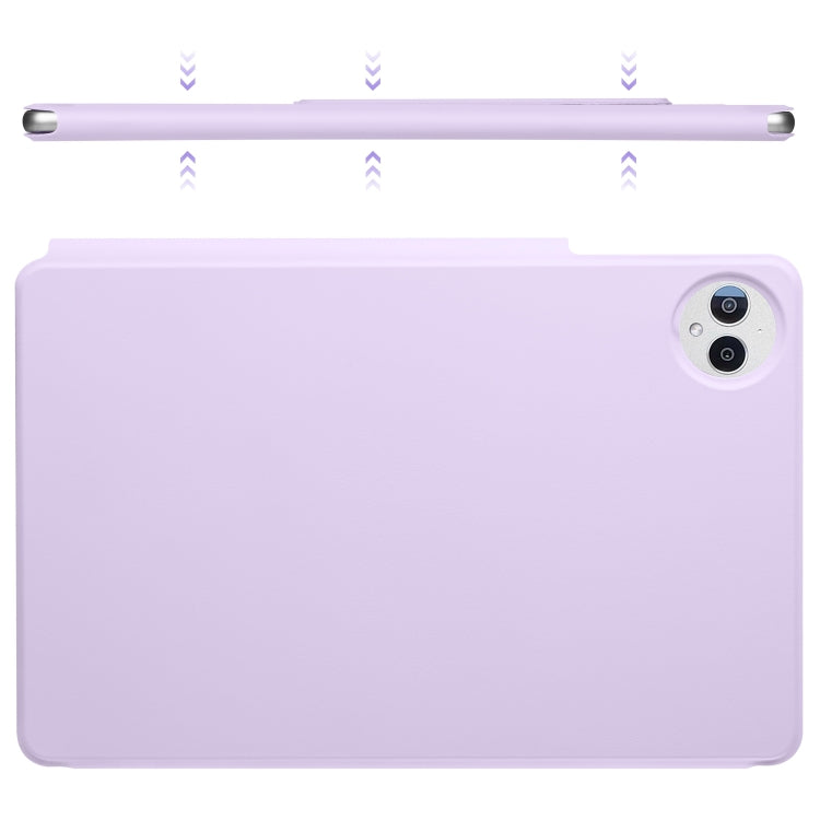 For Huawei MatePad Pro 12.2 2024 Fixed Buckle Magnetic Deformation Leather Tablet Case(Purple) - Huawei by PMC TechLife | Online Shopping South Africa | PMC TechLife | Buy Now Pay Later Mobicred