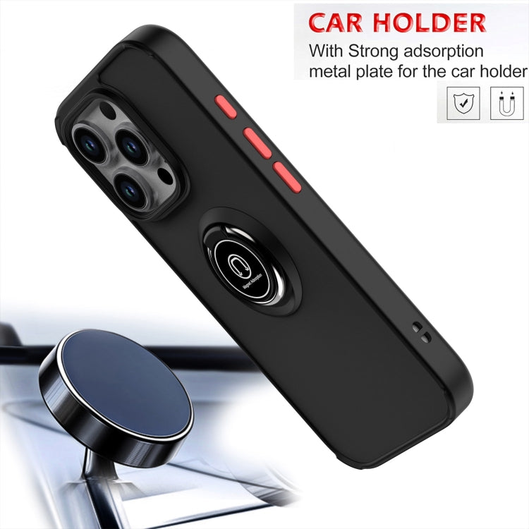 For iPhone 16 Pro Q Shadow 1 Series TPU + PC Phone Case with Ring(Royal Blue) - iPhone 16 Pro Cases by PMC TechLife | Online Shopping South Africa | PMC TechLife | Buy Now Pay Later Mobicred