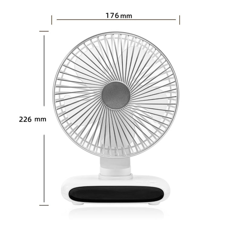 N702 Smart Digital Display Desktop Oscillating Fan(White) - Electric Fans by PMC TechLife | Online Shopping South Africa | PMC TechLife | Buy Now Pay Later Mobicred