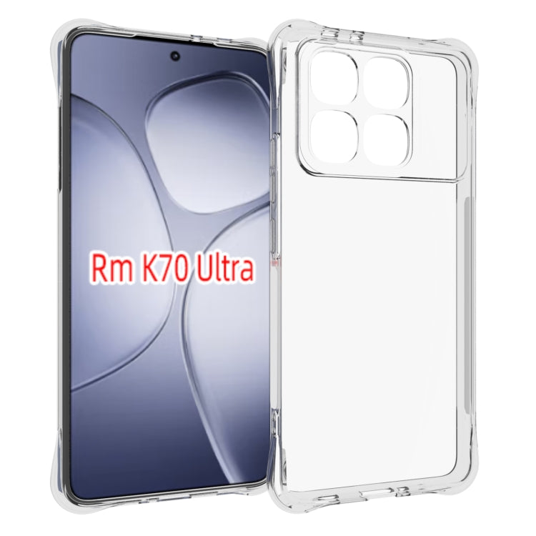 For Redmi K70 Ultra Shockproof Non-slip Thickening TPU Phone Case(Transparent) - Xiaomi Cases by PMC Jewellery | Online Shopping South Africa | PMC Jewellery | Buy Now Pay Later Mobicred