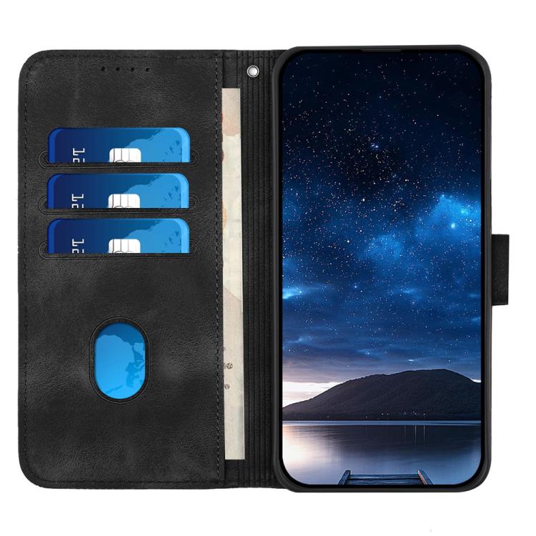 For iPhone 17 Pro Max YX0080 Grid Butterfly Embossed Pattern Flip Leather Phone Case with Lanyard(Black) - free shipping - PMc TechLife - Order now!