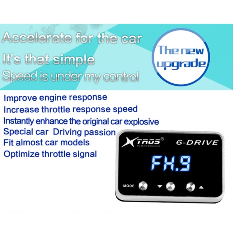 For Ford Everest -2014 TROS TS-6Drive Potent Booster Electronic Throttle Controller - Car Modification by TROS | Online Shopping South Africa | PMC Jewellery | Buy Now Pay Later Mobicred