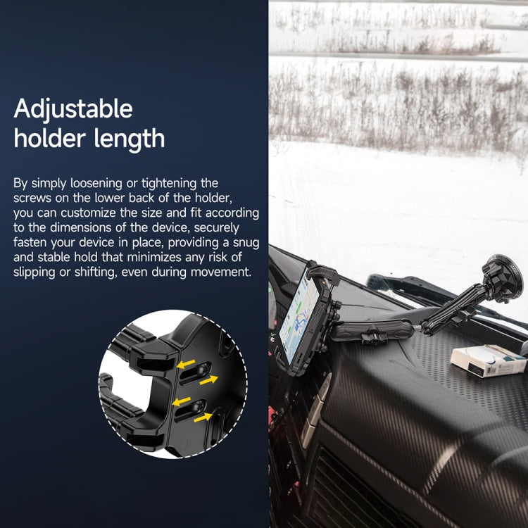 Ulefone UAN02 Armor Mount Max Car Phone Tablet Holder(Black) - free shipping - PMC Jewellery - Order now!
