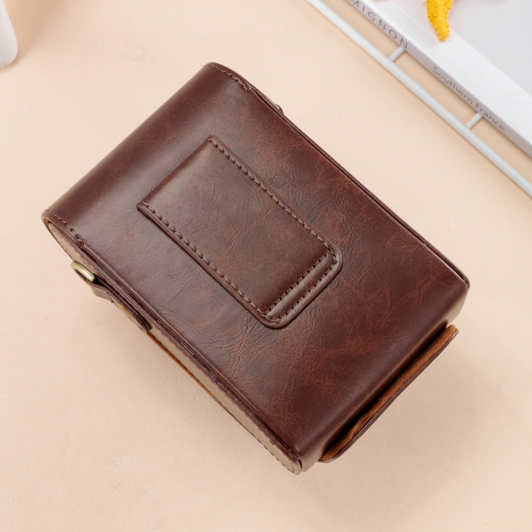 For FUJIFILM X100VI Full Body Leather Camera Case Bag with Strap(Brown) - Leather Bag by PMC TechLife | Online Shopping South Africa | PMC TechLife | Buy Now Pay Later Mobicred