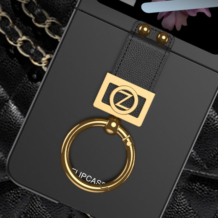 For Samsung Galaxy Z Flip6 GKK Integrated Ultra-thin Phone Case with Z Ring Holder(Purple) - free shipping - PMC Jewellery - Order now!