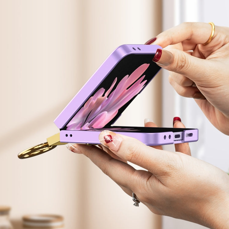 For Samsung Galaxy Z Flip6 / Flip7 FE GKK Integrated Ultra-thin Phone Case with Z Ring Holder(Green) - free shipping - PMC Jewellery - Order now!