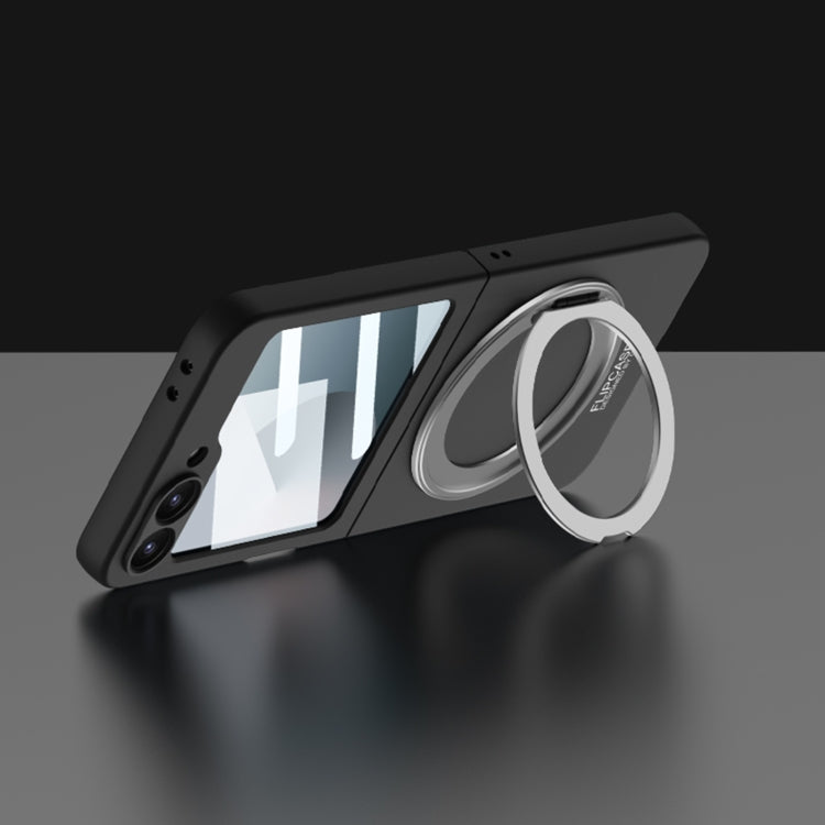 For Samsung Galaxy Z Flip6 / Flip7 FE GKK Integrated Ultra-thin MagSafe Phone Case with Ring Holder(Black) - free shipping - PMC Jewellery - Order now!