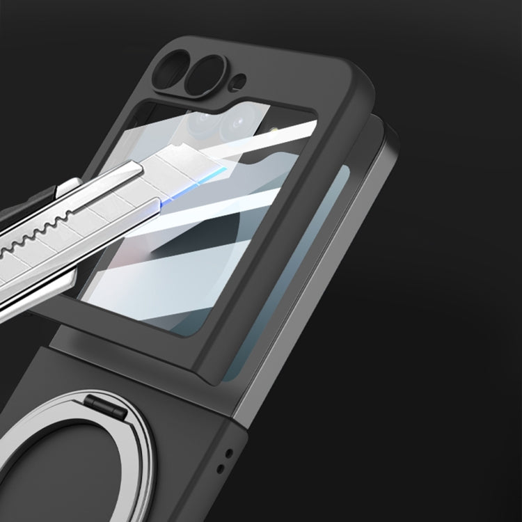 For Samsung Galaxy Z Flip6 / Flip7 FE GKK Integrated Ultra-thin MagSafe Phone Case with Ring Holder(Titanium Grey) - free shipping - PMC Jewellery - Order now!