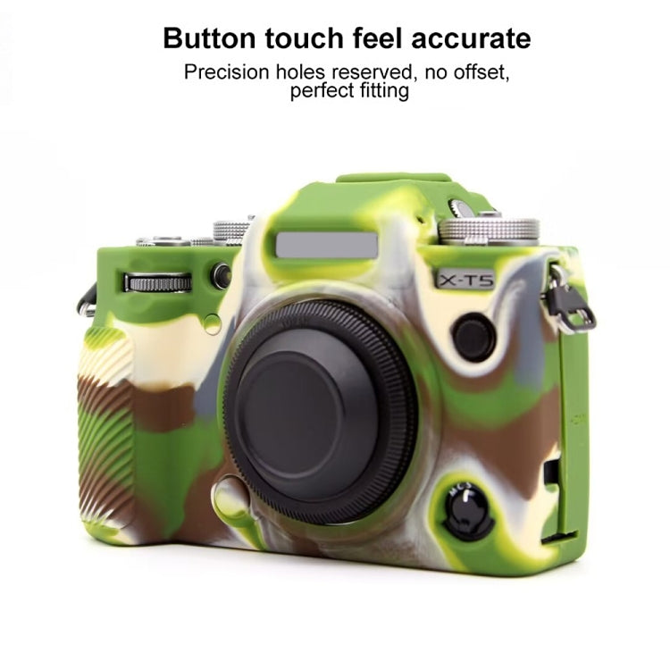 For FUJIFILM X-T5 Soft Silicone Protective Case(Camouflage) - Protective Case by PMC TechLife | Online Shopping South Africa | PMC TechLife | Buy Now Pay Later Mobicred