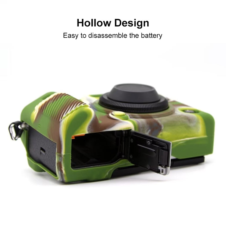 For FUJIFILM X-T5 Soft Silicone Protective Case(Camouflage) - Protective Case by PMC TechLife | Online Shopping South Africa | PMC TechLife | Buy Now Pay Later Mobicred