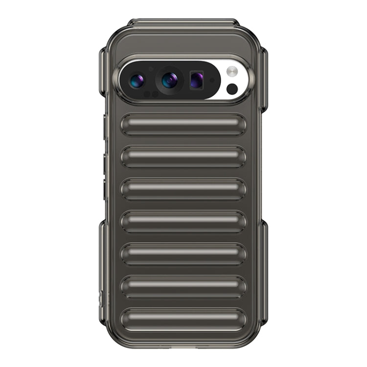 For Google Pixel 9 Capsule Series Candy Color TPU Phone Case(Transparent Grey) - Google Cases by PMC TechLife | Online Shopping South Africa | PMC TechLife | Buy Now Pay Later Mobicred