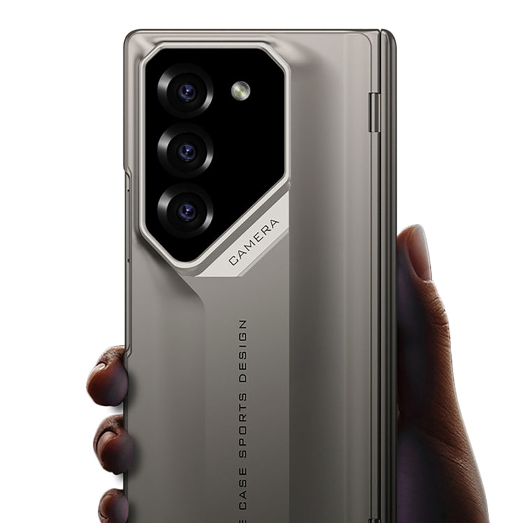 For Samsung Galaxy Z Fold6 GKK Integrated Folding Supercar Phone Case(Grey) - Galaxy Z Fold6 5G Cases by GKK | Online Shopping South Africa | PMC Jewellery | Buy Now Pay Later Mobicred